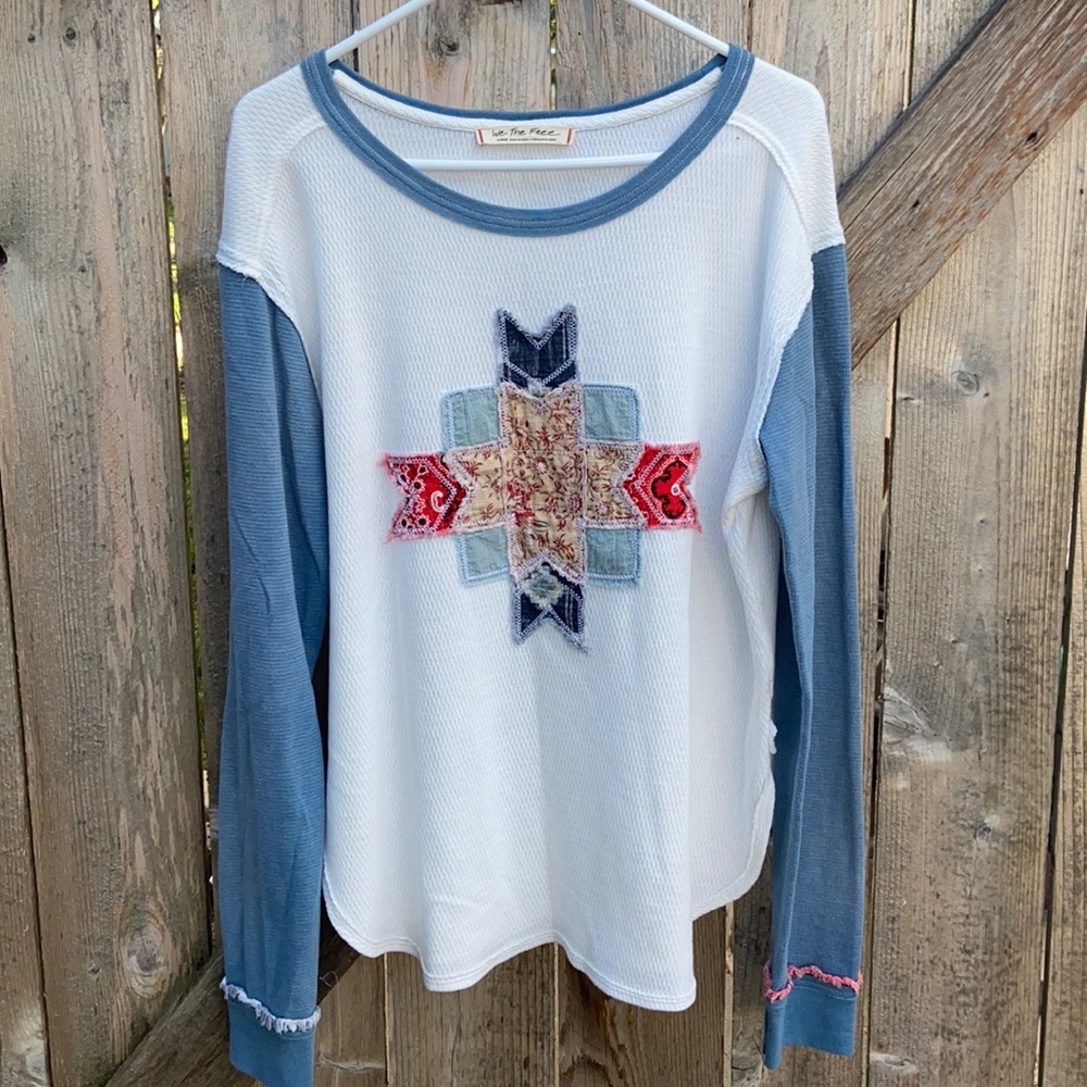 Quilt Style Free People Top